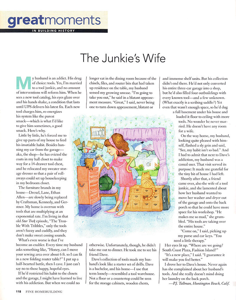 The Junkie's Wife.